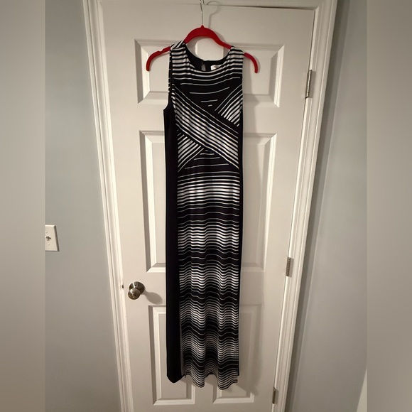 White House Black Market Dresses & Skirts - WHBM | Black & White Striped Sleeveless Maxi Dress | Size S